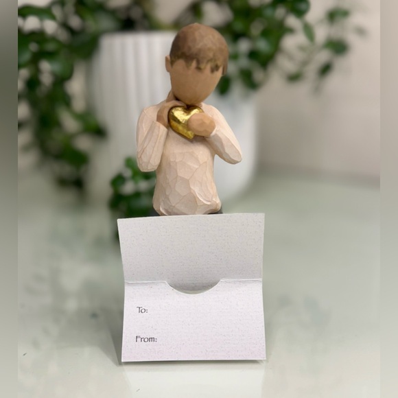 Willow Tree Heart of Gold Boy Figurine Susan Lordi 2004 Demdaco 5.5" - Picture 7 of 12